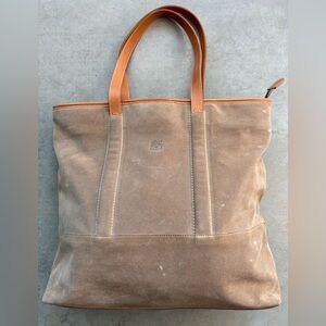 Il Bisonte Suede Tote Bag